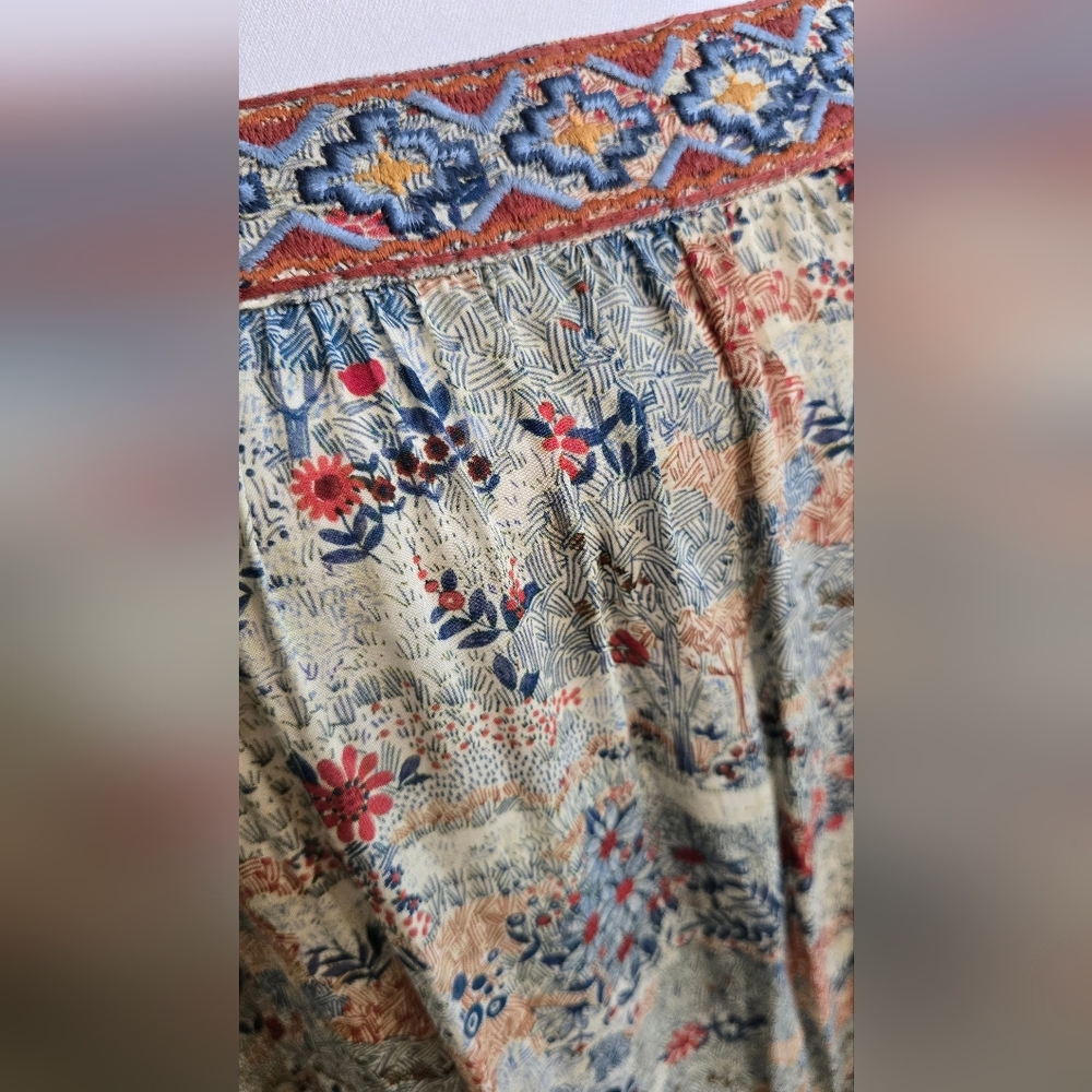 Johnny Was Jade Velma Embroidered Dress Size L - Picture 3 of 9